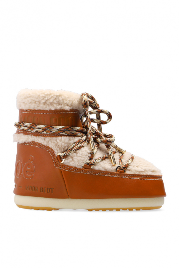 chloe lauren lace high top sneakers item - Chloé x Moon